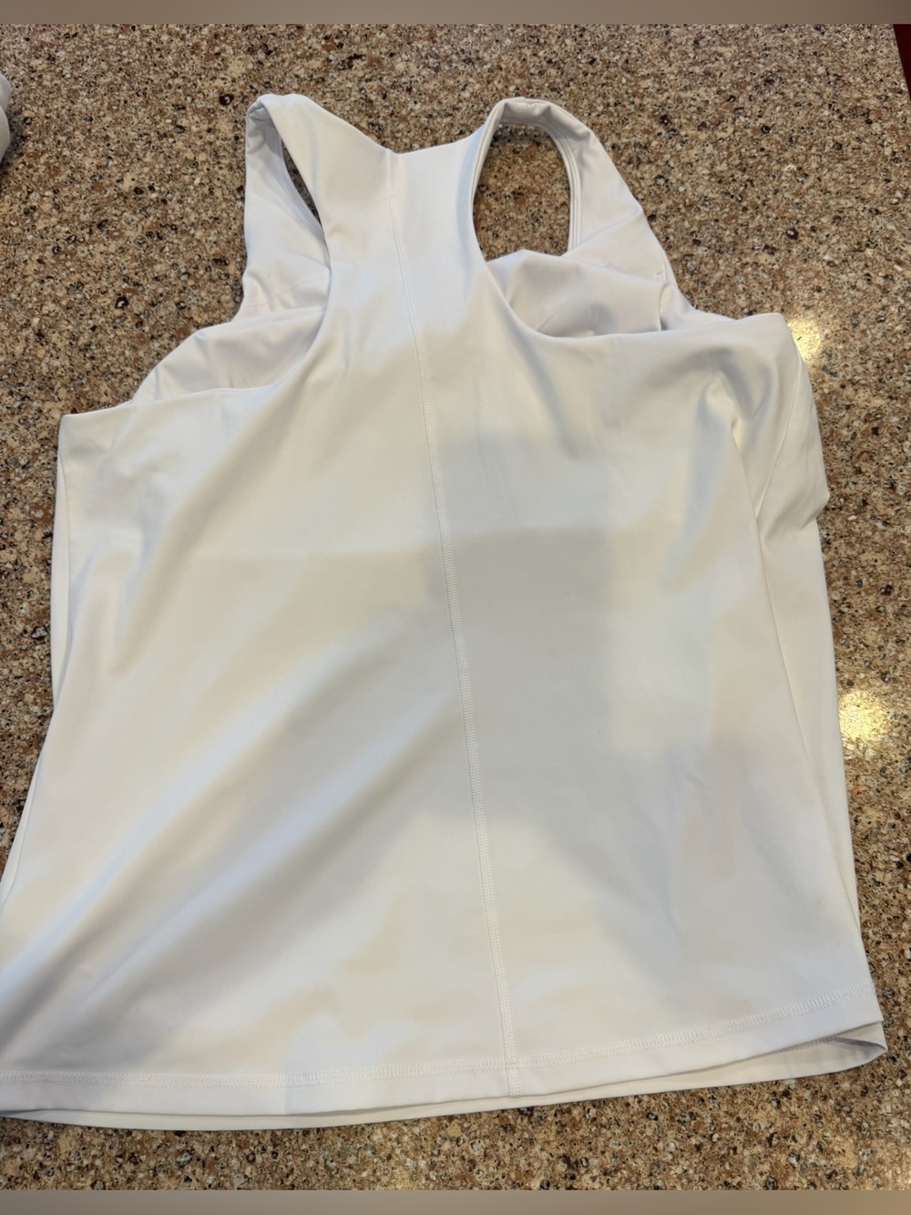 tek gear White Racerback Performance Tank - Picture 2 of 3